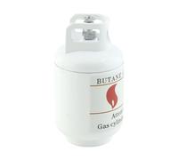 Fiocias Serbatoio Modello Carburante RC per Veicolo Telecomandato in Metallo Mini Tanica Accessorio Realistico Ricambio Coperchio Apribile Adatto, Bianco