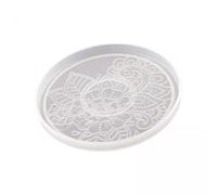 Fiocias Set di 4 Sottobicchieri in Silicone per Resina Epossidica, Vassoio di Colata, Supporto per La Creazione di Gioielli E Altri Oggetti Decorativi, 105mmx10mm