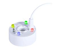 FIOERDTUIE Fogger per nebulizzatore USB LED a Cambiamento di Colore per Macchina per Nebbia per Stagno per Fontana DC 5V per Giardino da Giardino, Bianco