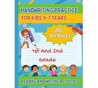 Fiona Hartleigh Handwriting Practice For Kids 5-7, 200 Sentences (Tascabile)
