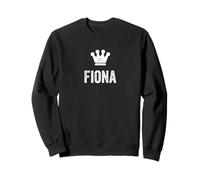 Fiona la regina/corona e nome design - Donna chiamata Fiona Felpa