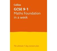 Fiona Mapp GCSE 9-1 Maths Foundation In A Week (Tascabile)