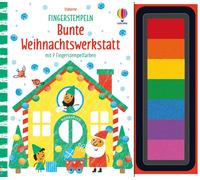 Fiona Watt Cand Fingerstempeln: Bunte Weihnachtswerkstatt: mi (Copertina rigida)