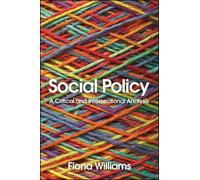 Fiona Williams Social Policy (Tascabile)
