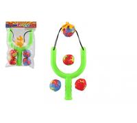 fionda con bombe d’acqua - fionda in plastica e 4 palline per il divertimento estivo in acqua
