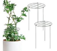 Fionda da giardino - obelisco da giardino, 3 pezzi di per piante in vaso, per arrampicata su roccia, pali di ferro stabili per la diffusione di verdure rialzate