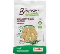 Fior Di Loto Biocroc Mini Gallette Di Mais Al Rosmarino 40g