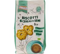 Fior di loto Biscotti biologici ai 6 cereali e semi - Gusto delicato e raffinato - Biscotti di qualità Premium - 350 g