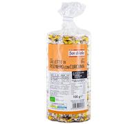 Fior di Loto, Gallette di riso nero con curcuma bio, senza glutine, 100g