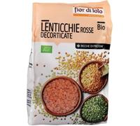 Fior di Loto LENTICCHIE PICCOLE ROSSE DECORTICATE BIO 400 G