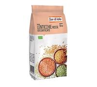Fior di Loto Lenticchie rosse decorticate biologiche - Legumi per zuppe a rapida cottura, 400 g