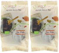 Fior di Loto, Mirtilli rossi bio, 150g (Confezione da 2)