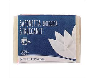 Fior Di Loto- Saponetta Biologica Struccante Al Latte, 100g