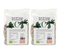 Fior di Loto Semi di Canapa Decorticati Bio 2x250 g