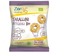 Fior di Loto Zer%glutine, Tarallini integrali bio, senza glutine, 30g (Confezione da 6)
