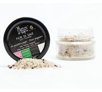 Fior di sale di Trapani (Sicilia) | Fior di Sale integrale Marino | Fior di Sale Aromatizzato | 120g (4 Pepi)