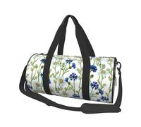 Fiordalisi di camomille dell'acquerello, Borsone da viaggio di grande capacità Borsa rotonda Borsa da viaggio sportiva Borsa da viaggio Borsa da fitness