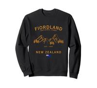 Fiordland National Park Nuova Zelanda Bandiera Te Wahipounamu Felpa