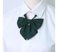 Fiore a forma di papillon personalizzato, per abbinare uniformi scolastiche, abbigliamento casual e costumi, essenziale per il ritorno a scuola verde,rosa,blu,rosso,azzurro,grigioPoliestere