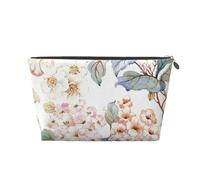 Fiore acquerello pastello rosa botanico, Borsa da toilette Borsa per trucco Borsa per cosmetici Borsa da toilette da viaggio portatile