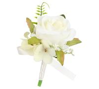Fiore All'Occhiello da Sposa per Uomo, Occhielli con Rose Artificiali da Uomo Decorazione Abito Ballo per Testimoni Dello Sposo e Sposo (Stile 3)