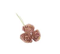 Fiore Artificiale BOMBONIERA 36 fiori ROSA Petali Stella Col.ROSA ANTICO 1B1V