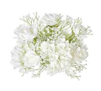 Fiore artificiale per matrimonio rosa finta disposizione artificiale strada leader rack decorazione grande centrotavola floreale