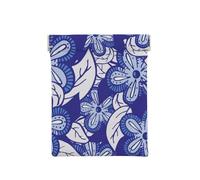 Fiore blu, Spremere il portafoglio superiore da donna Borsa portaoggetti Piccola portamonete Portamonete