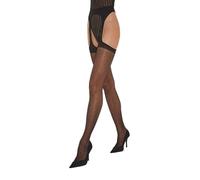 Fiore Collant donna aperto velato fantasia effetto giarrettiera sexy 20 DEN - Amore Mio - L
