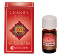 Fiore D 'oriente 1st Chakra Muladhara Oli Essenziali, 10 ml, colore: rosso