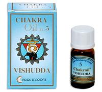 Fiore D 'oriente 5th Chakra Vishudda Oli Essenziali, 10 ml, colore: blu