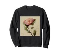 Fiore da sogno Love Poetry Nostalgia Bloom vintage di tendenza Felpa