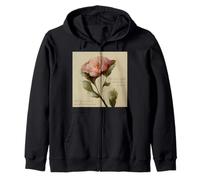 Fiore da sogno Love Poetry Nostalgia Bloom vintage di tendenza Felpa con Cappuccio