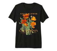 Fiore della California Territorio Il Papavero Maglietta Premium