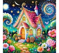 Fiore della casa delle fiabe 300 Pezzi Puzzle, 300 pezzi puzzle Classico per adulti, Fai Da Te Giochi Educativo e Giocattoli Sfida, Intrattenimento Creativo, Puzzle Impossible