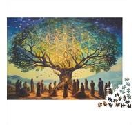 Fiore della vita 1000pcs (75x50cm) - A Big Albero Puzzle Per Adulti GioGattotolo Fai-da-te