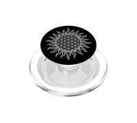Fiore Della Vita Raggi Di Sole Geometria Sacra Stile Tatuaggio PopSockets PopGrip per MagSafe