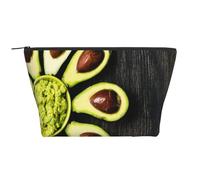 Fiore Di Avocado Fatto Palta Guacamole Cibo E Bevande, Borsa da toilette Borsa per trucco Borsa per cosmetici Borsa da toilette da viaggio portatile
