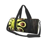 Fiore Di Avocado Fatto Palta Guacamole Cibo E Bevande, Borsone da viaggio di grande capacità Borsa rotonda Borsa da viaggio sportiva Borsa da viaggio Borsa da fitness
