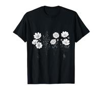 Fiore di Campo botanico Floreale per Giardinaggio Estivo Maglietta