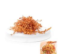 Fiore Di Cordyceps Verde Naturale Fiore Di Erba Cinese Biologico Tè Alle Erbe Cinese Originale Erba Profumata Cibo Verde Biologico Adatto per Cucinare Zuppe (50g)