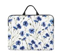 Fiore di fiordaliso, Custodia per laptop da 14 pollici, borsa per notebook, custodia per laptop, valigetta con maniglia