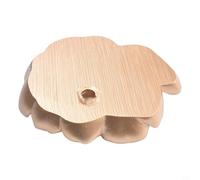 Fiore di loto 3D a base di resina da appendere alla parete per decorazione di interni in case moderne e spazi commerciali (peonia S)