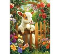 Fiore di pecora Puzzle 120 Pezzi 25x20 cm Puzzle Fai da te,Intrattenimento Creativo - Puzzle Per Adulti E Tutta La Famiglie