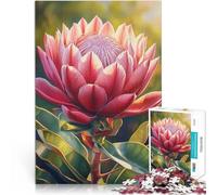 Fiore di Protea Reale Puzzle da 1000 pezzi per adolescenti Antistress Vacanza in patria Uccidere il tempo perché è ideale come regalo per tutta la famiglia 38x26cm