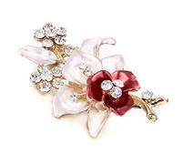 Fiore Di Qualità Premium Spilla Strass Risvolto Collo Spille Gioielli Abbigliamento Accessori Per Le DonneTrattamento ingegnoso