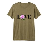 Fiore di Rosa Parola d'Amore Maglietta Premium