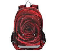 Fiore Di Rosa Rossa Di San Valentino Zaino Scuola Ragazzo Ragazze Zaini PC Portatili Zainetti Zaino Casual Scuola Viaggio per Donna Uomo