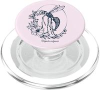 Fiore di Vespa Calabrone Tatuaggio Fineline Vespula Vulgaris PopSockets PopGrip per MagSafe