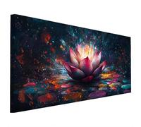 Fiore Diamond Painting Adulti, 5D Diamantini Crystal Art Quadri Diamond Painting Sogno Motivo, Grande Pittura Diamante Kit Fai Da Te per Adulti 110x50cm per Decorazioni Parete Casa, Regalo Donna B-21
